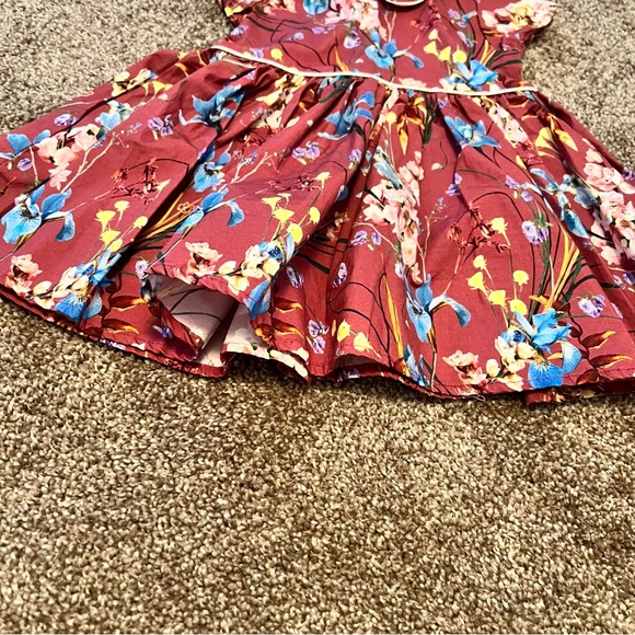 MACY’S baby girl floral print dress 6-12 Months - Picture 4 of 10